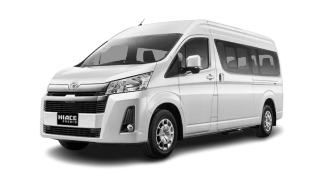 sewa mobil malang dengan hiace premio